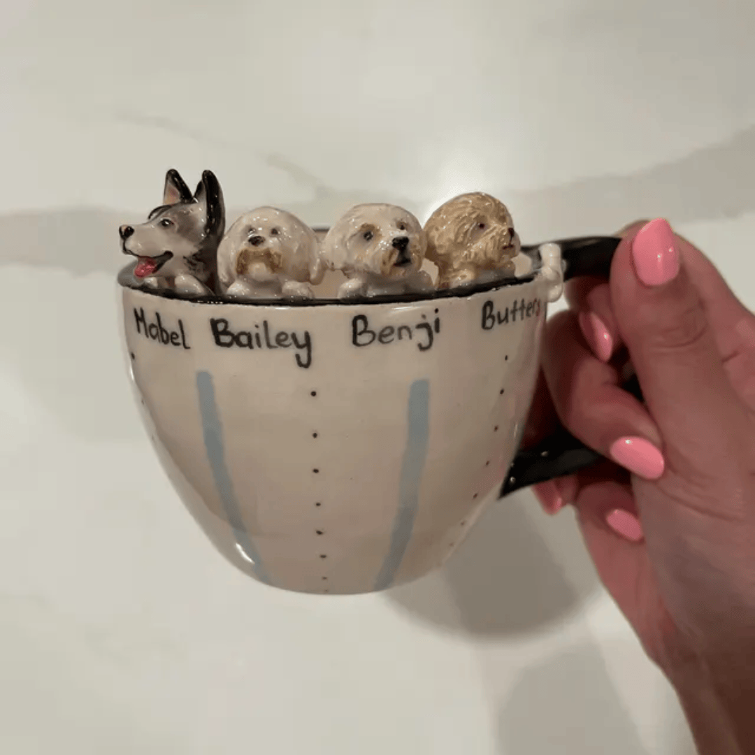 Memorpaw Custom Pet Ceramic Peekaboo Mug