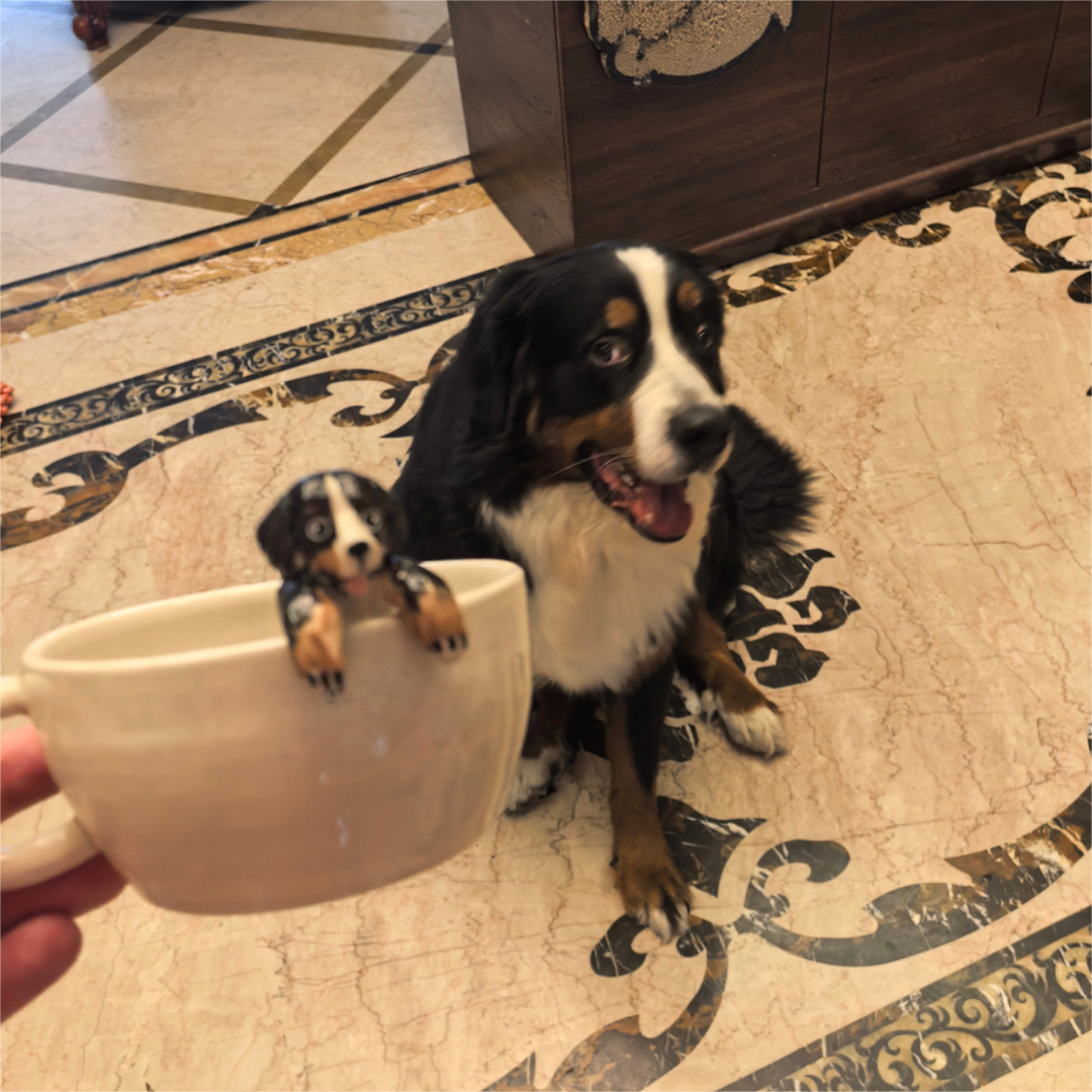 Memorpaw Custom Pet Ceramic Peekaboo Mug