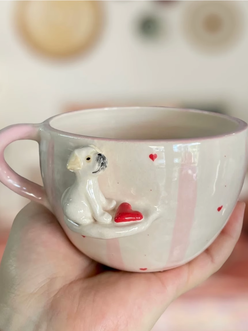 Memorpaw Custom Pet Ceramic Peekaboo Mug