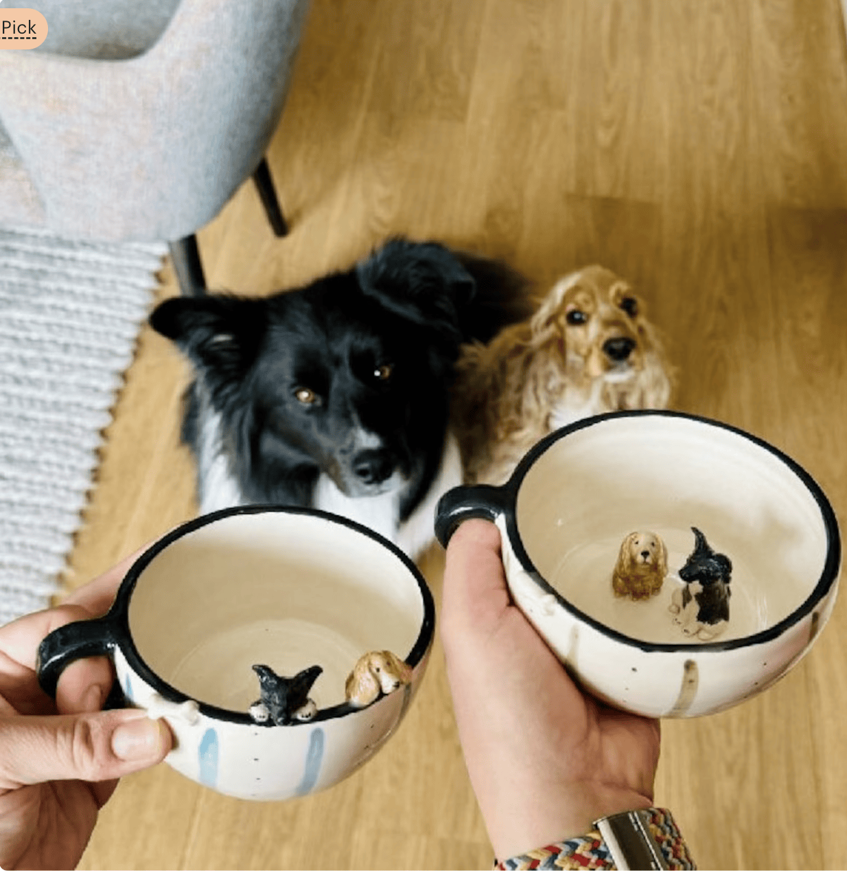 Memorpaw Custom Pet Ceramic Peekaboo Mug