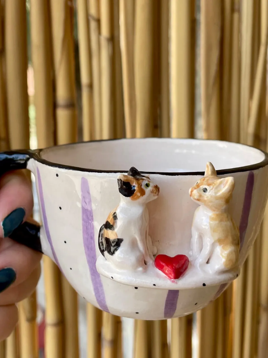 Memorpaw Custom Pet Ceramic Peekaboo Mug