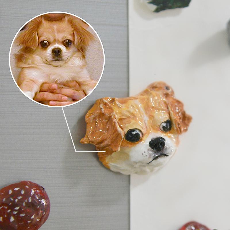 Memorpaw Customized Pet Refrigerator Magnet Car Aromatherapy Pendant Magnet Frame