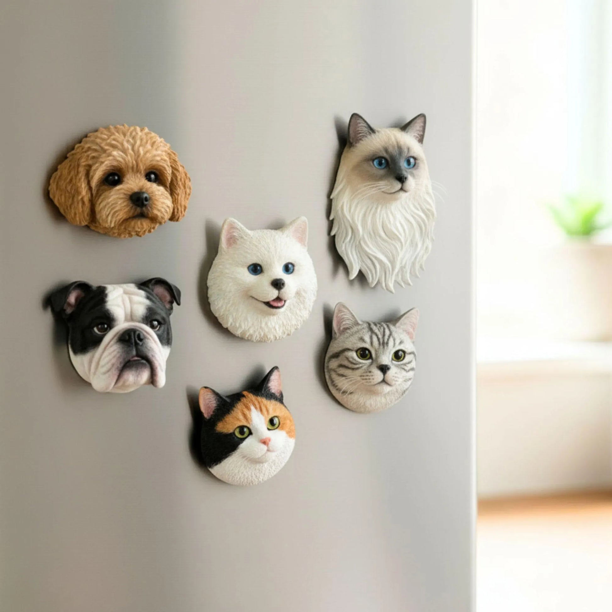 Memorpaw Customized Pet Refrigerator Magnet Car Aromatherapy Pendant Magnet Frame
