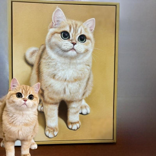 Memorpaw Pet Hand-painted Oil Painting Portrait