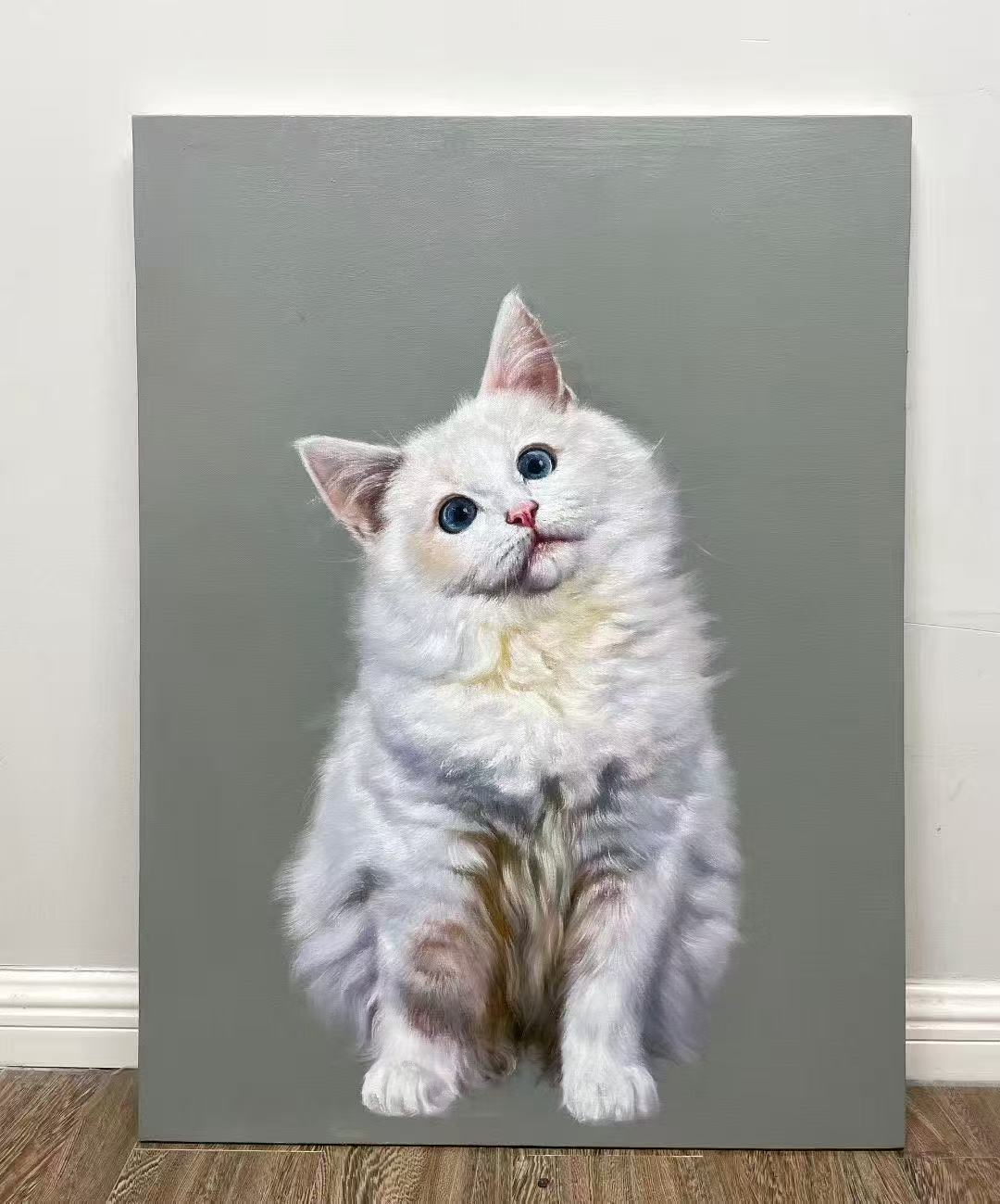 Memorpaw Pet Hand-painted Oil Painting Portrait