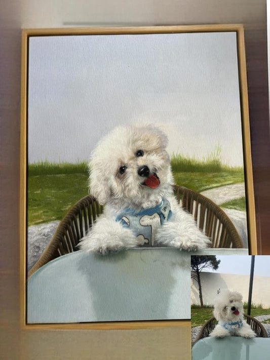 Memorpaw Pet Hand-painted Oil Painting Portrait