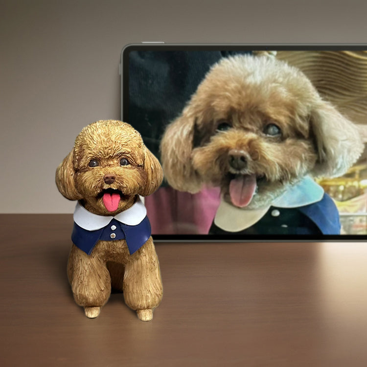Memorpaw Polymer Clay Pet Full Body Portrait Customization