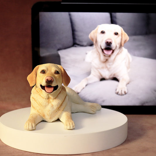 Memorpaw Polymer Clay Pet Full Body Portrait Customization