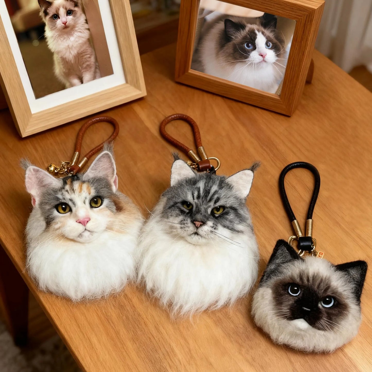 Memorpaw Wool Felt Pet Custom Pendant Keychain