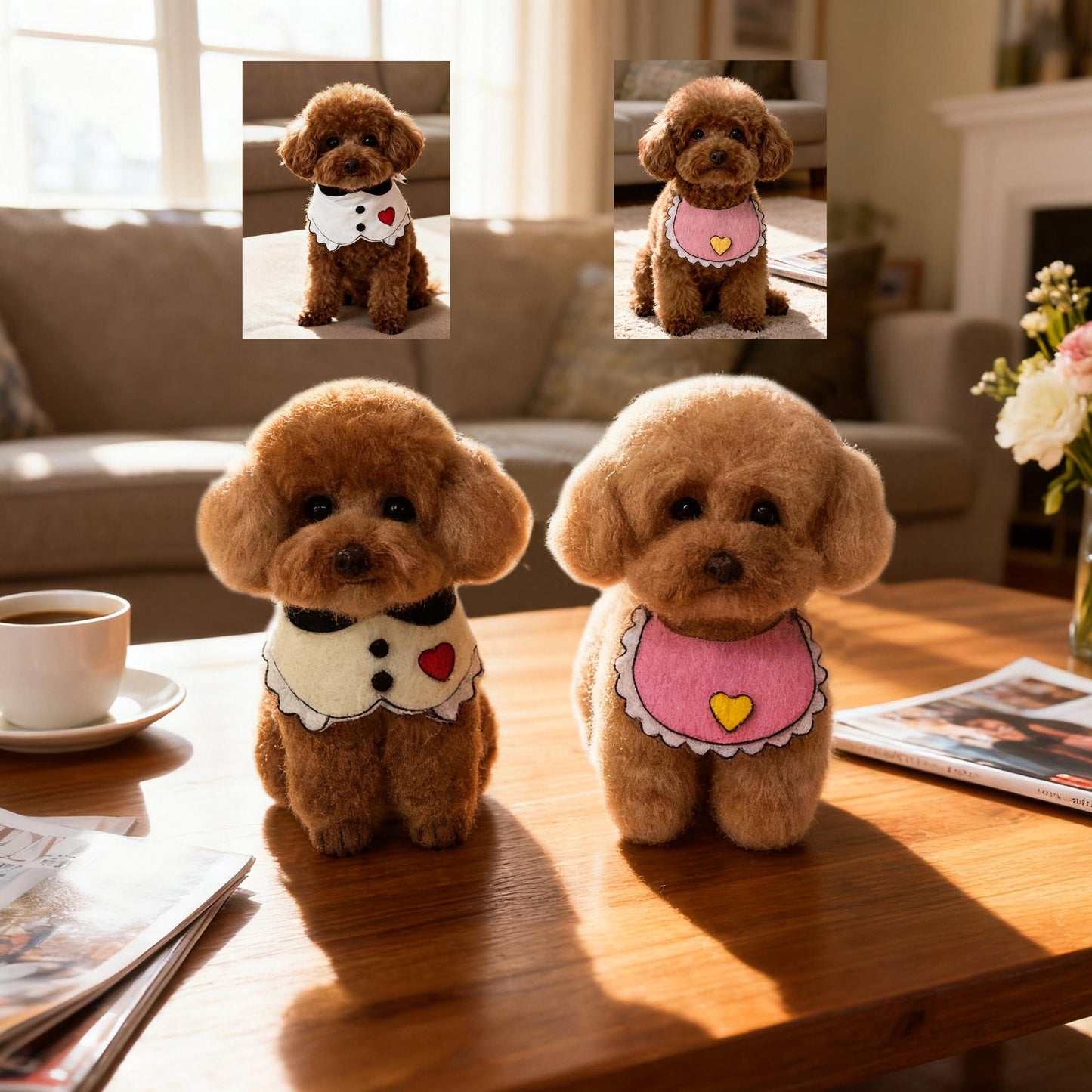 Memorpaw Wool Felt Pet Full Body Portrait Customization
