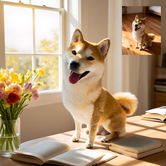 Memorpaw Wool Felt Pet Full Body Portrait Customization