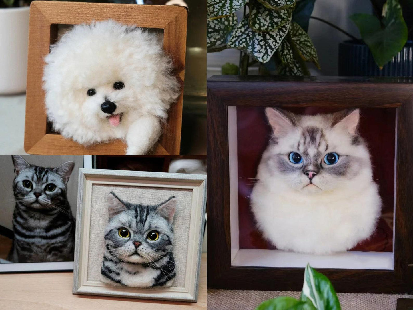 Memorpaw 3D Felt Wool Pet Portrait