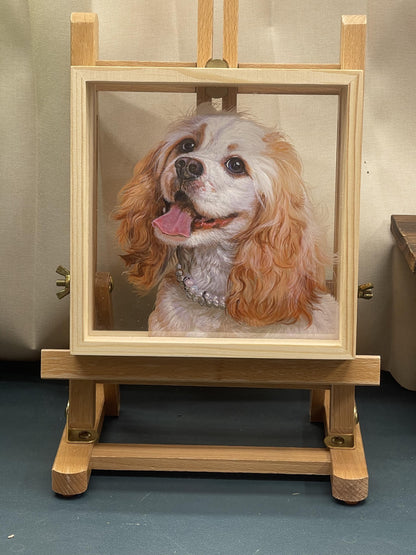 Memorpaw Custom 3D Handcrafted Layered Acrylic Pet Portrait 