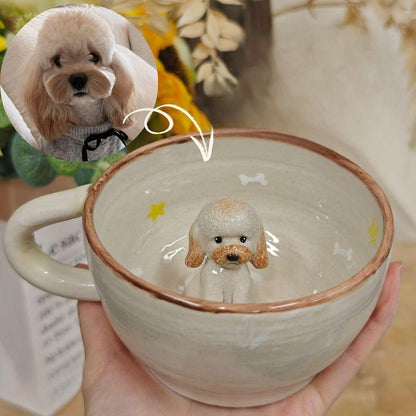 Memorpaw Custom Pet Ceramic Peekaboo Mug 