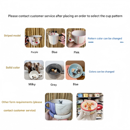 Memorpaw Custom Pet Ceramic Peekaboo Mug 