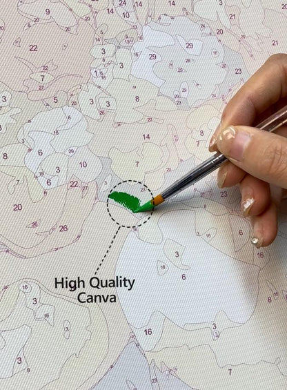 Memorpaw Custom Pet Portrait DIY Oil Painting Paint by Numbers 