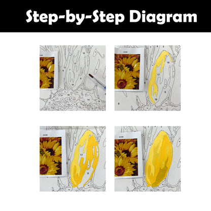 Memorpaw Custom Pet Portrait DIY Oil Painting Paint by Numbers 