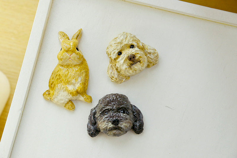 Memorpaw Customized Pet Refrigerator Magnet Car Aromatherapy Pendant Magnet Frame 