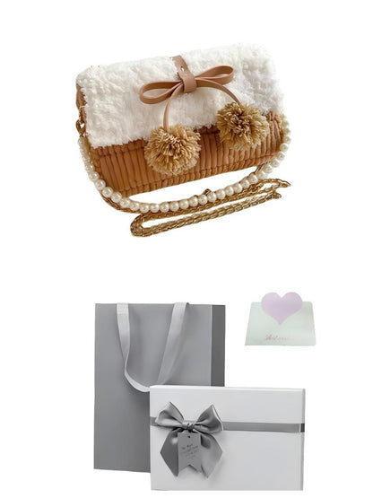 Memorpaw Handmade Hand-knitted DIY yarn bag kit Gift Box Gift bag and Greeding Card 