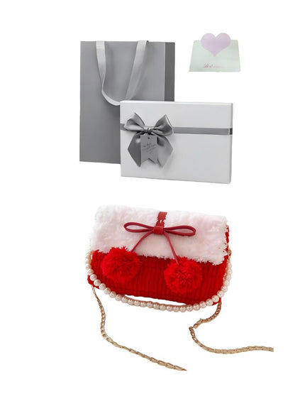 Memorpaw Handmade Hand-knitted DIY yarn bag kit Gift Box Gift bag and Greeding Card 