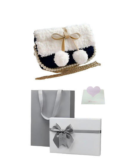 Memorpaw Handmade Hand-knitted DIY yarn bag kit Gift Box Gift bag and Greeding Card 