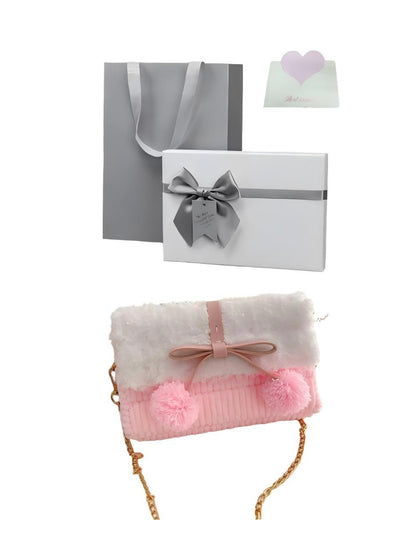Memorpaw Handmade Hand-knitted DIY yarn bag kit Gift Box Gift bag and Greeding Card 