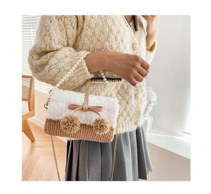 Memorpaw Handmade Hand-knitted DIY yarn bag kit Gift Box Gift bag and Greeding Card 