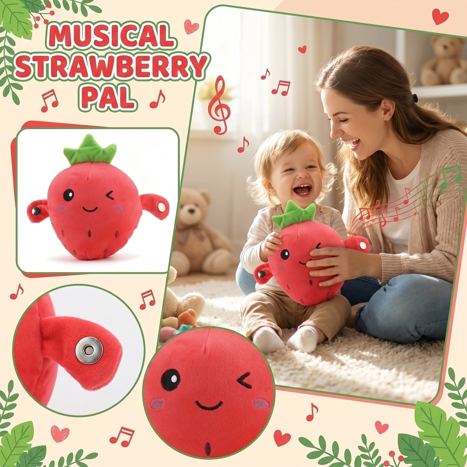 Memorpaw Interactive Music Plush Toy Set 