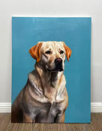 Memorpaw Pet Hand-painted Oil Painting Portrait 
