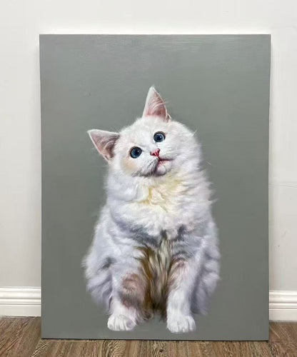 Memorpaw Pet Hand-painted Oil Painting Portrait 