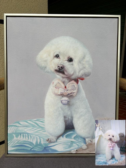 Memorpaw Pet Hand-painted Oil Painting Portrait 