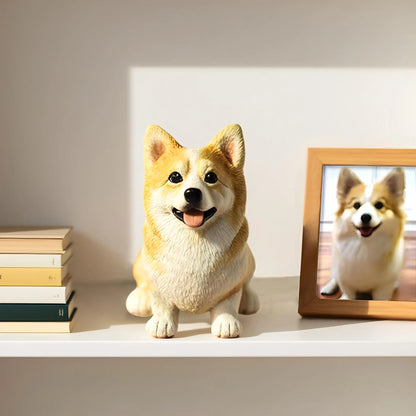 Memorpaw Polymer Clay Pet Full Body Portrait Customization 
