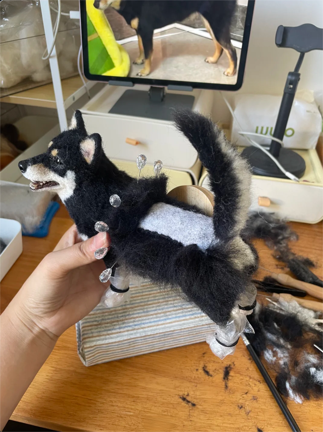 Memorpaw Wool Felt Pet Full Body Portrait Customization