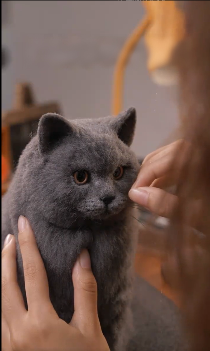 Memorpaw Wool Felt Pet Full Body Portrait Customization