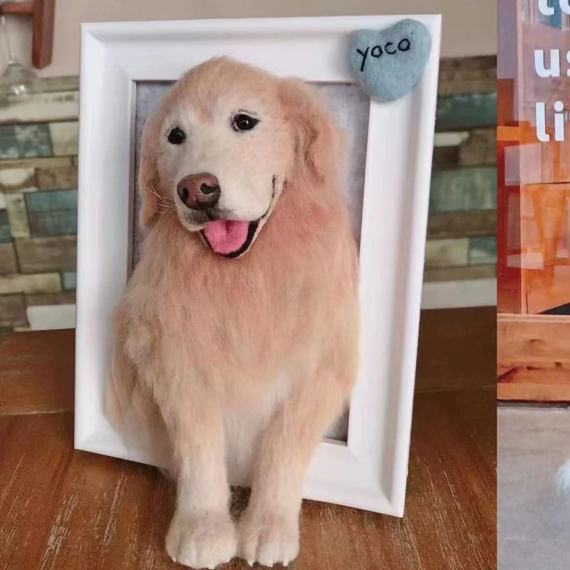 Memorpaw 3D Felt Wool Pet Portrait